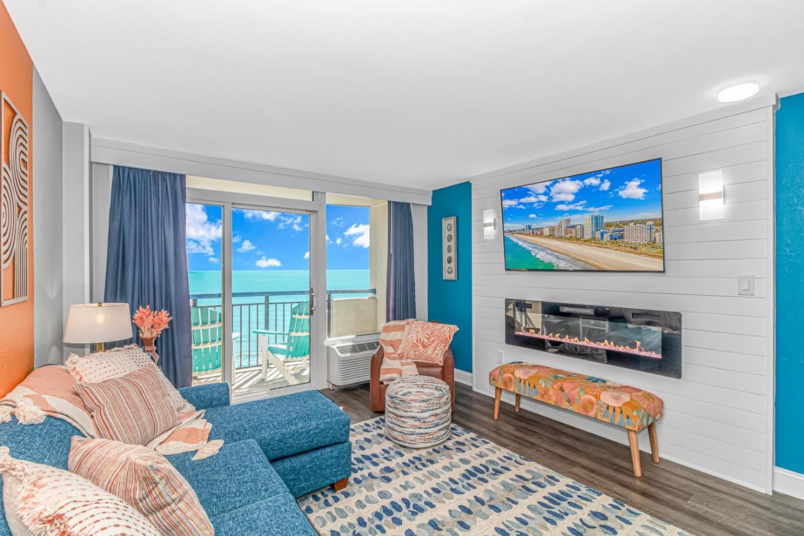 Completely Renovated Oceanfront Condo - King Suite With Led Fireplace! Boardwalk 1034 Myrtle Beach Exterior photo